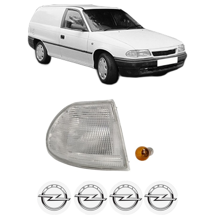 Semnalizator Fata Dreapta OPEL ASTRA F Estate Van (T92) din 1991-1999, Auto, Depo, 4 Stickere auto cu OPEL
