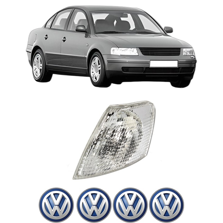 Semnalizator Fata Stanga Volkswagen PASSAT B5 (3B2) din 1996-2000, Auto, Depo, 4 Stickere auto cu Volkswagen