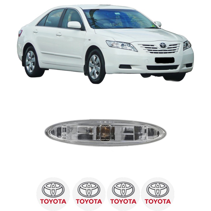 Semnalizator Partea Dreapta / Stanga TOYOTA CAMRY Saloon (_V4_) din 2006-2014, Auto, Depo, 4 Stickere auto cu TOYOTA