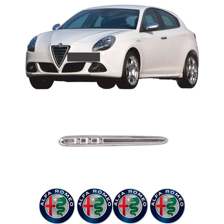 Semnalizator Partea Stanga ALFA ROMEO GIULIETTA (940_) din 2010-2020, Auto, Depo, 4 Stickere auto cu ALFA ROMEO