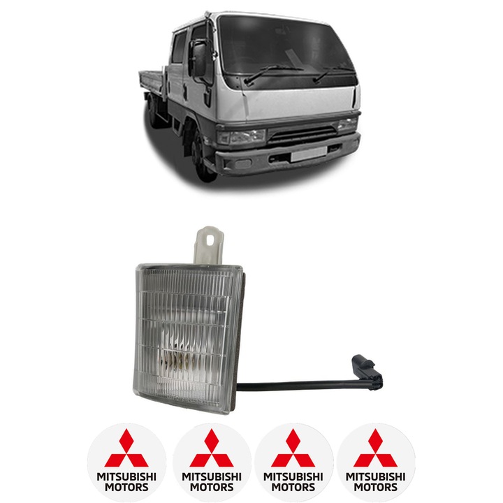 Semnalizator Fata Dreapta MITSUBISHI Canter (FE5, FE6) VI din 1986-2014, Auto, Depo, 4 Stickere auto cu MITSUBISHI