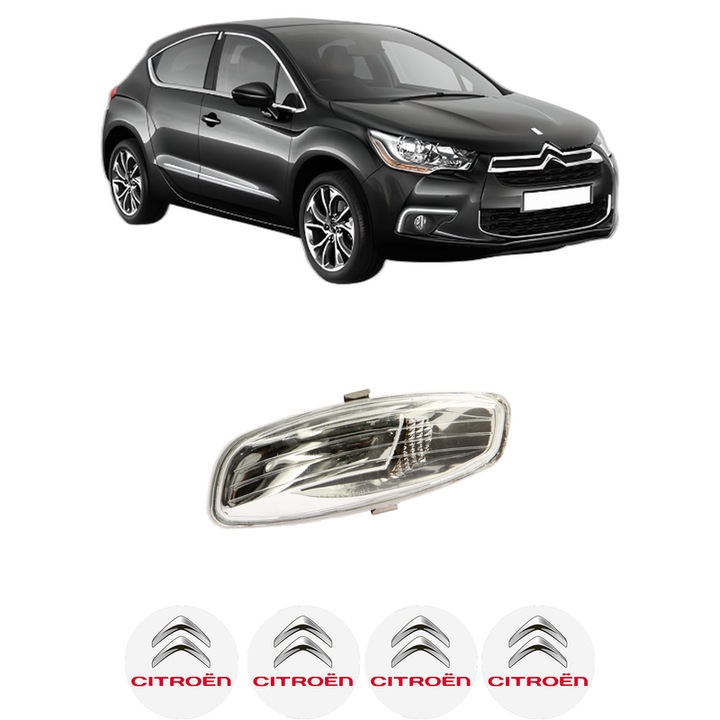 Semnalizator Partea Stanga CITROEN DS4 (NX_) din 2011-2015, Auto, Depo, 4 Stickere auto cu CITROEN