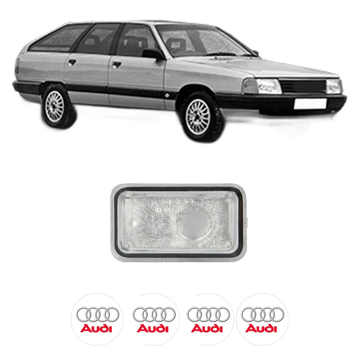Semnalizator Partea Stanga AUDI 100 C3 Avant (445, 446) din 1982-1990, Auto, Depo, 4 Stickere auto cu AUDI