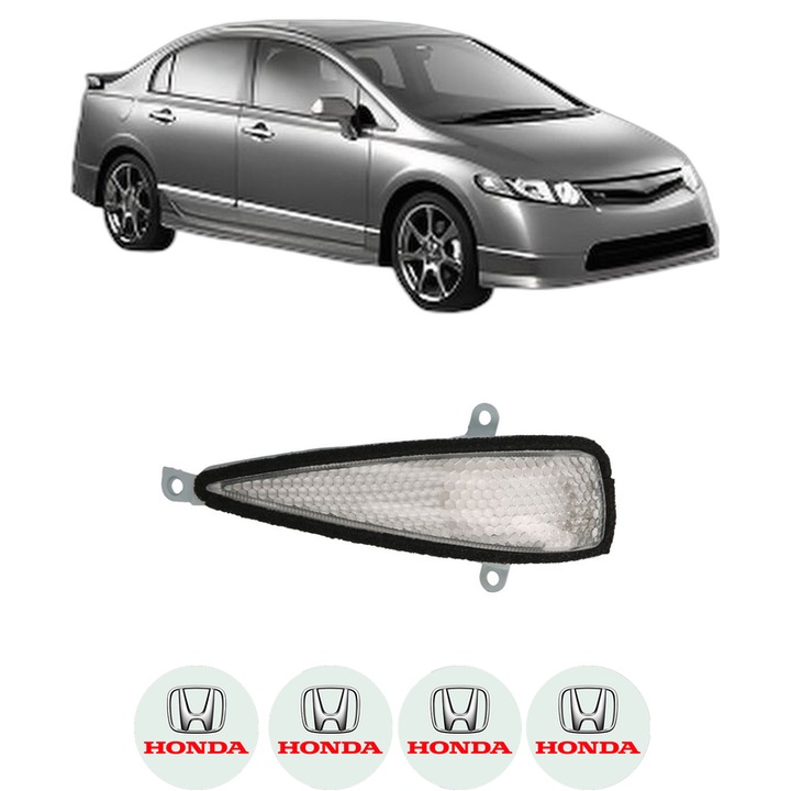 Indicator oglinda Partea Stanga HONDA CIVIC VIII Saloon (FD, FA) din 2005-2013, Auto, Blic, 4 Stickere auto cu HONDA