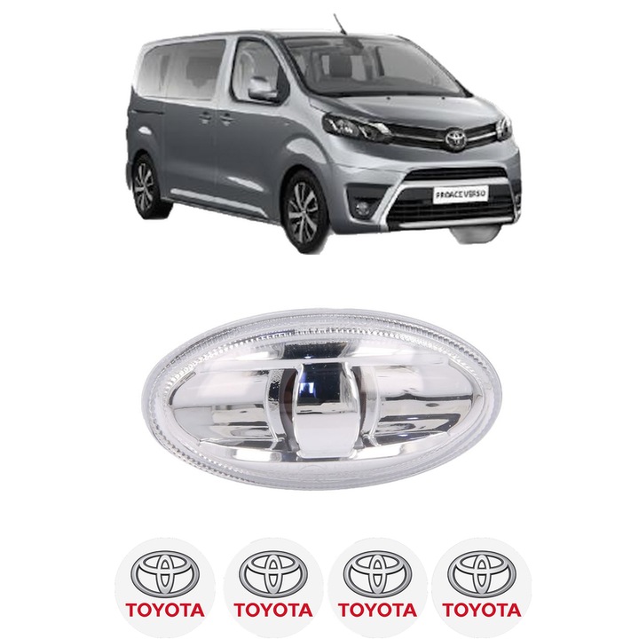 Semnalizator Partea Dreapta / Stanga TOYOTA PROACE VERSO Bus (MPY_) din 2016-2020, Auto, Blic, 4 Stickere auto cu TOYOTA