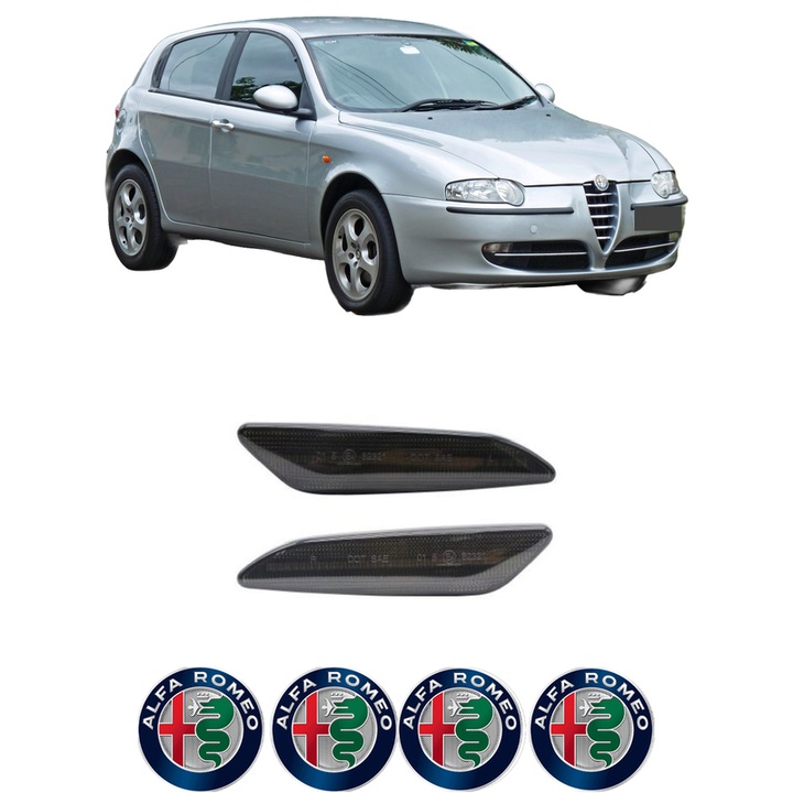 Semnalizator Partea Dreapta / Stanga ALFA ROMEO 147 (937_) din 2000-2010, Auto, Blic, 4 Stickere auto cu ALFA ROMEO