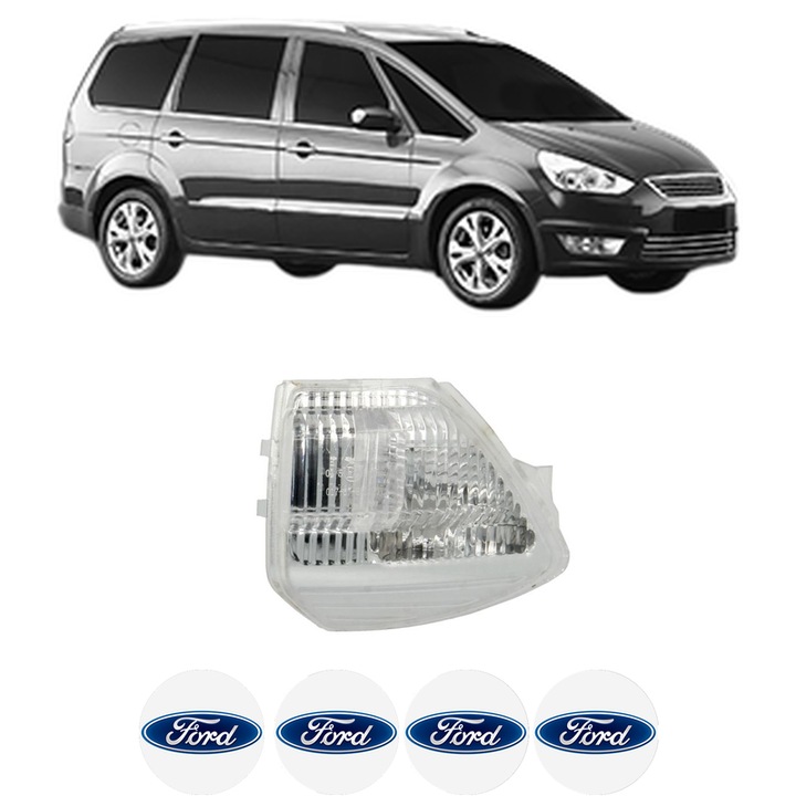 Indicator oglinda Partea Stanga FORD GALAXY MK II VAN (WA6) din 2006-2015, Auto, Blic, 4 Stickere auto cu FORD
