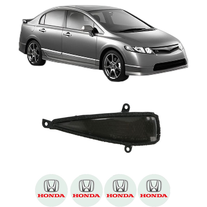 Indicator oglinda Partea Stanga HONDA CIVIC VIII Saloon (FD, FA) din 2005-2013, Auto, Blic, 4 Stickere auto cu HONDA