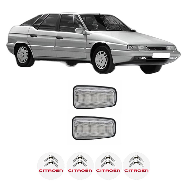 Semnalizator Partea Dreapta / Stanga CITROEN XM Break (Y4) din 1994-2000, Auto, Blic, 4 Stickere auto cu CITROEN
