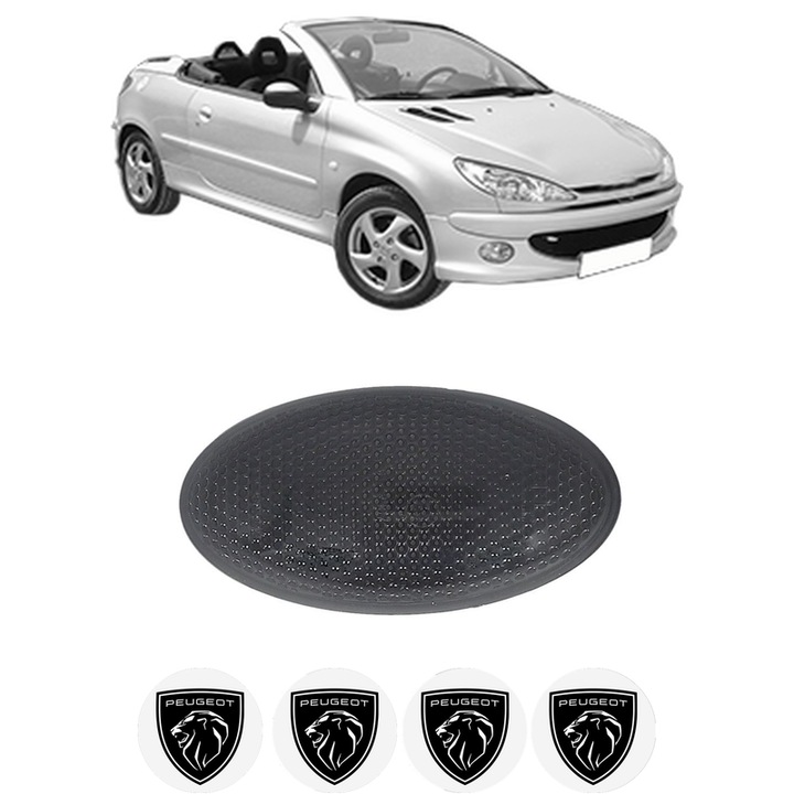 Semnalizator Partea Dreapta / Stanga PEUGEOT 206 CC (2D) din 2000-2007, Auto, Blic, 4 Stickere auto cu PEUGEOT