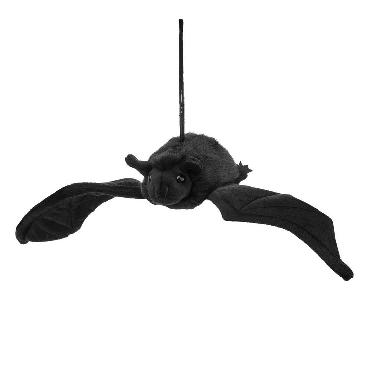 Плюшена играчка BEPPE, 50см, черна, със закачалка