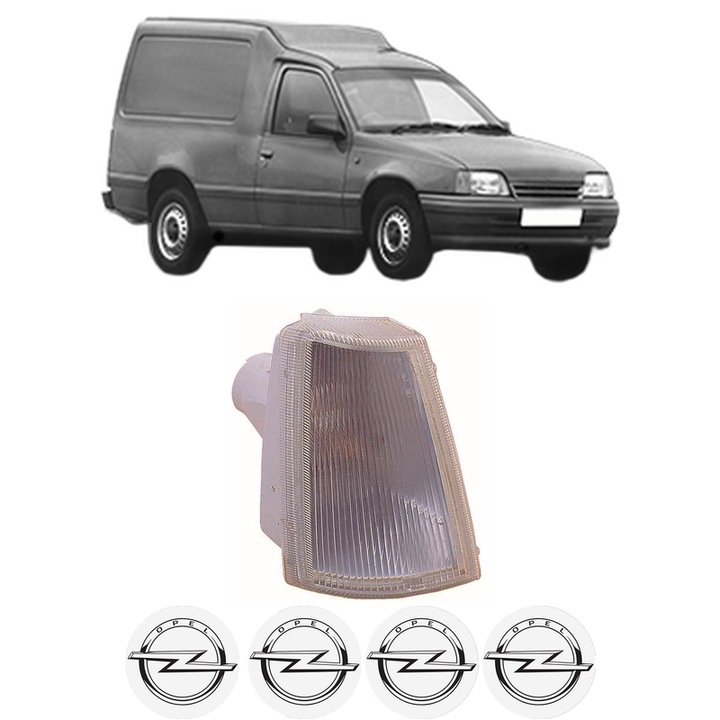 Semnalizator Fata Dreapta OPEL KADETT E Combo (T85) din 1986-1994, Auto, Depo, 4 Stickere auto cu OPEL
