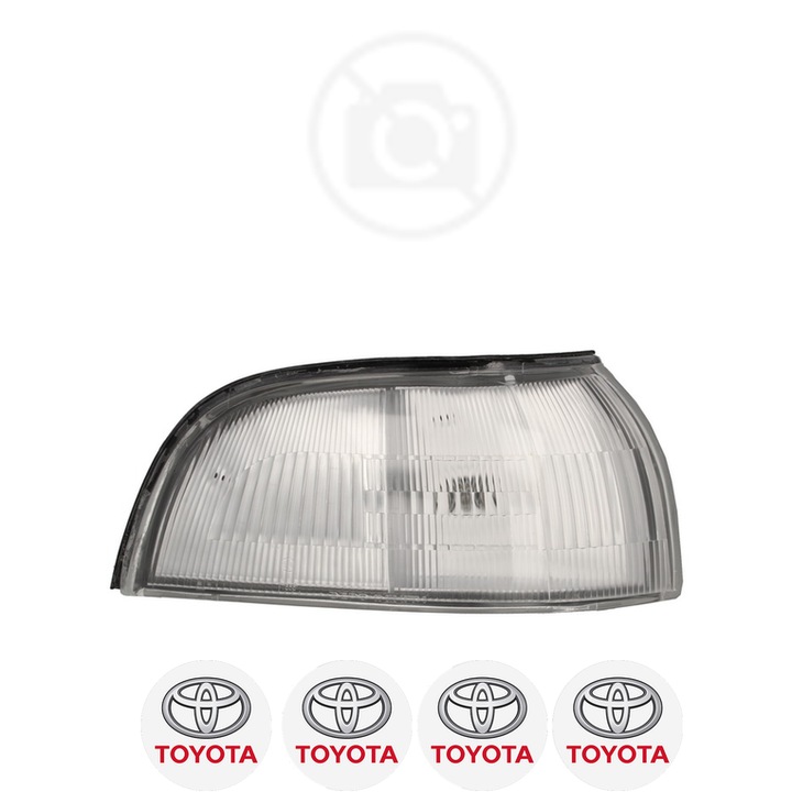 Semnalizator Fata Dreapta TOYOTA COROLLA din 1987-2022, Auto, Depo, 4 Stickere auto cu TOYOTA