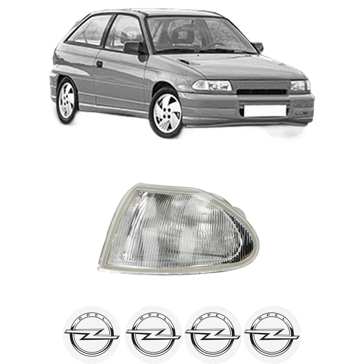 Semnalizator Fata Stanga OPEL ASTRA F Hatchback (T92) din 1991-1998, Auto, Depo, 4 Stickere auto cu OPEL