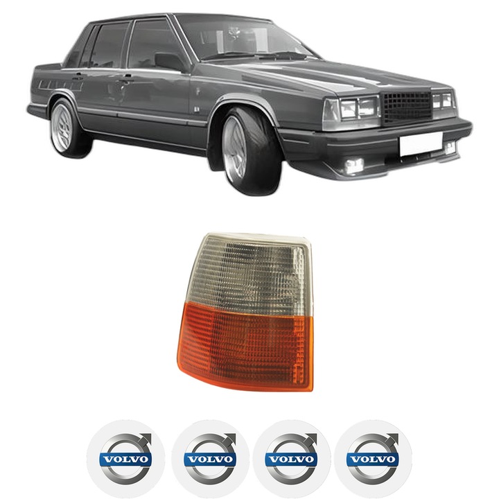 Semnalizator Fata Dreapta VOLVO 740 (744) din 1983-1992, Auto, Depo, 4 Stickere auto cu VOLVO