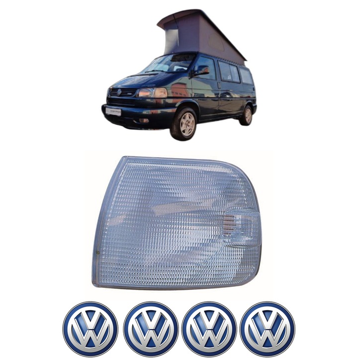 Semnalizator Fata Dreapta Volkswagen CALIFORNIA T4 Camper (7DJ, 7DK, 70J) din 1994-2003, Auto, Depo, 4 Stickere auto cu Volkswagen