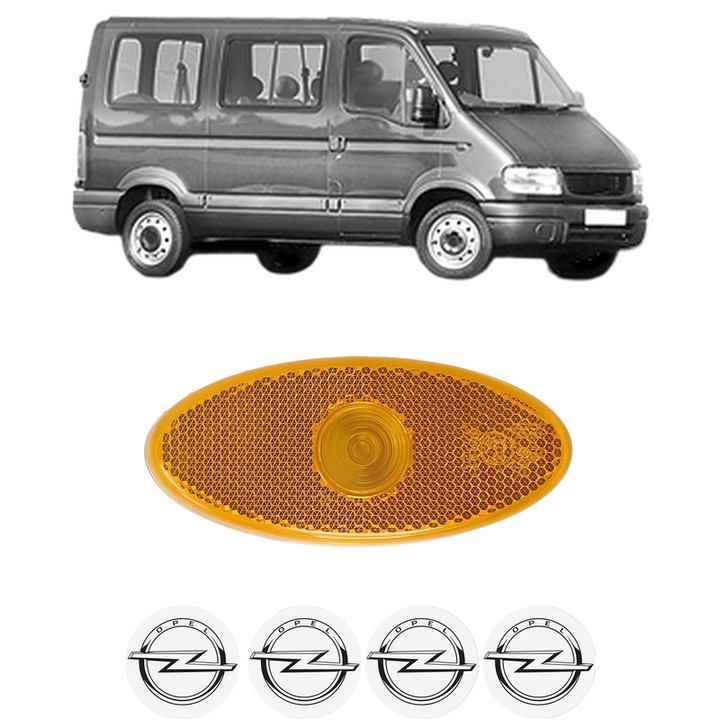 Semnalizator Partea Dreapta / Stanga OPEL MOVANO A Bus (X70) din 1998-2007, Auto, Depo, 4 Stickere auto cu OPEL