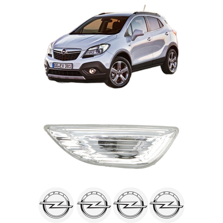 Semnalizator Partea Stanga OPEL MOKKA / MOKKA X (J13) din 2012-2019, Auto, Depo, 4 Stickere auto cu OPEL