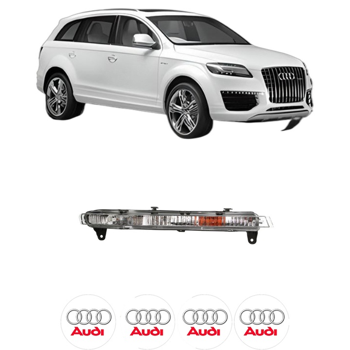Semnalizator Fata Dreapta AUDI Q7 Van (4LB) din 2007-2015, Auto, Depo, 4 Stickere auto cu AUDI