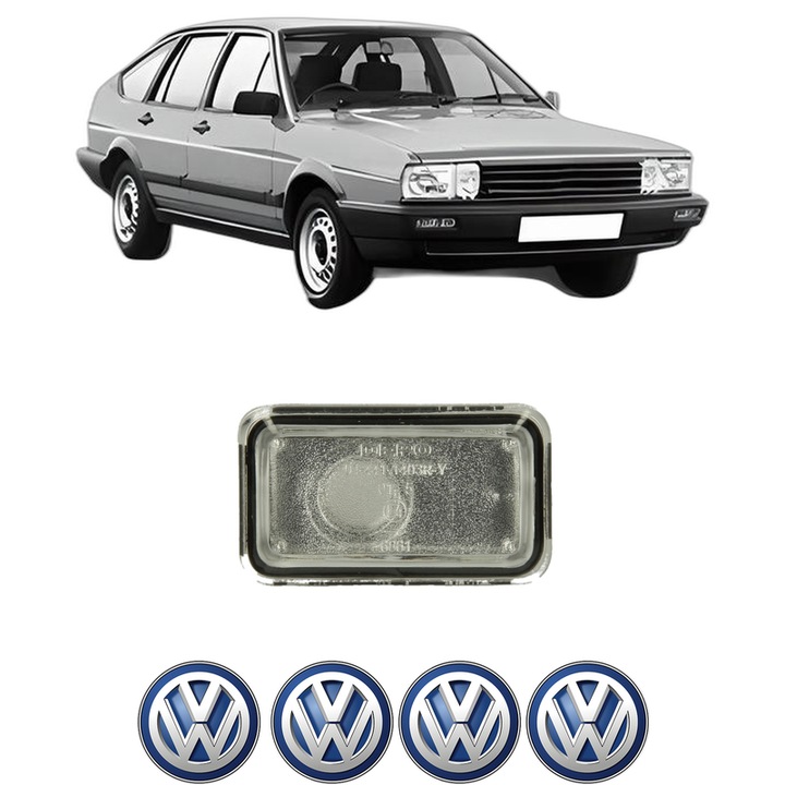Semnalizator Partea Dreapta Volkswagen PASSAT B2 (32B) din 1979-1989, Auto, Depo, 4 Stickere auto cu Volkswagen