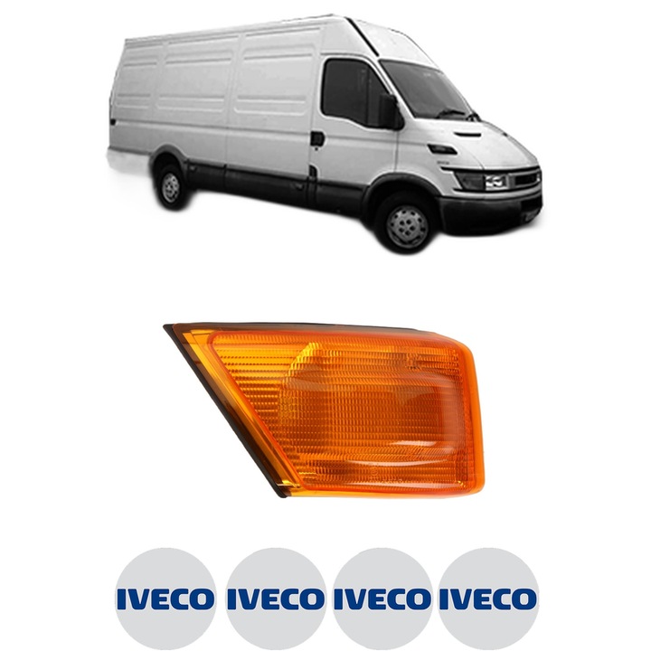 Far Fata Dreapta IVECO DAILY III Van din 1999-2007, Auto, Depo, 4 Stickere auto cu IVECO