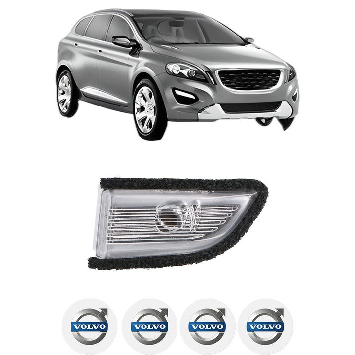 Semnalizator Partea Stanga VOLVO XC60 I SUV (156) din 2008-2017, Auto, Blic, 4 Stickere auto cu VOLVO