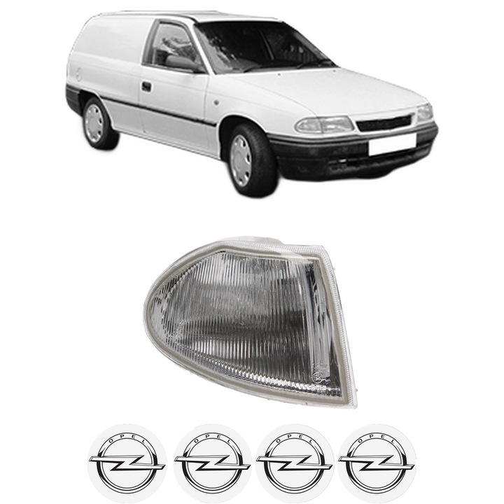 Semnalizator Fata Dreapta OPEL ASTRA F Estate Van (T92) din 1991-1999, Auto, Depo, 4 Stickere auto cu OPEL