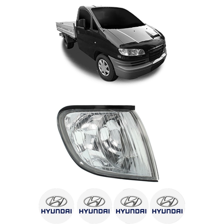 Semnalizator Fata Dreapta HYUNDAI H-1 Platform/Chassis din 2000-2006, Auto, Depo, 4 Stickere auto cu HYUNDAI
