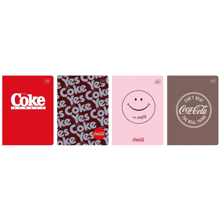 Caiete A5 set 10 bucati, INTERDRUK, 32K, 70g, cu carouri