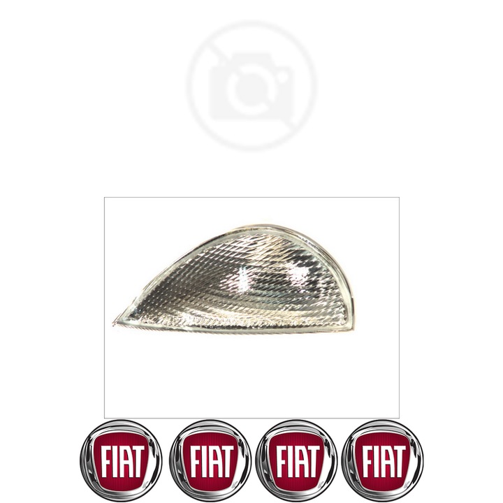 Semnalizator Fata Dreapta FIAT SEICENTO din 1998-2010, Auto, Depo, 4 Stickere auto cu FIAT