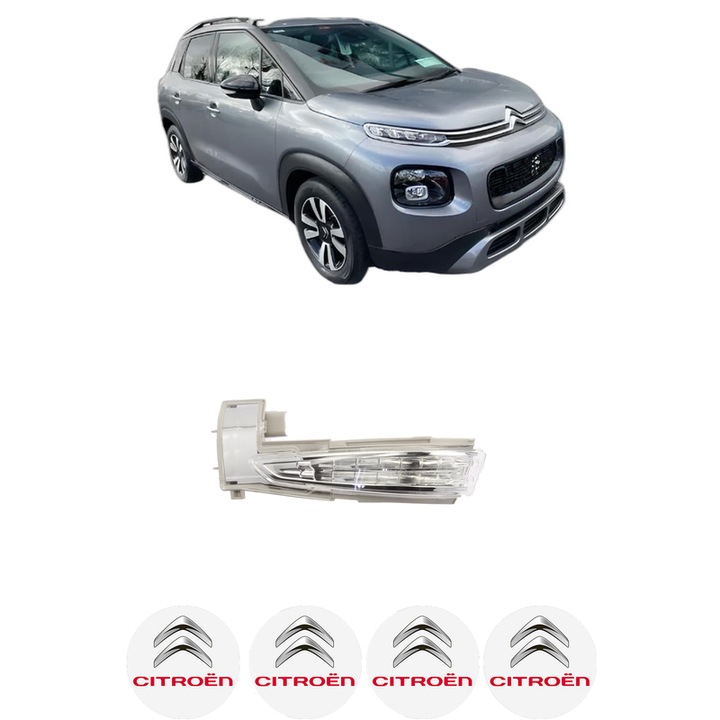 Indicator oglinda Partea Stanga CITROEN C3 AIRCROSS II Van (2C_, 2R_) din 2019, Auto, Blic, 4 Stickere auto cu CITROEN