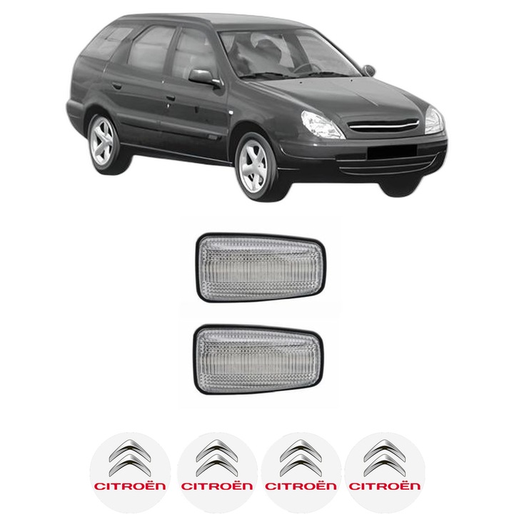 Semnalizator Partea Dreapta / Stanga CITROEN XSARA Break (N2) din 1997-2005, Auto, Blic, 4 Stickere auto cu CITROEN