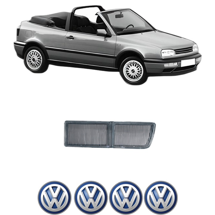 Semnalizator Fata Dreapta Volkswagen GOLF III Cabriolet (1E7) din 1993-1998, Auto, Depo, 4 Stickere auto cu Volkswagen