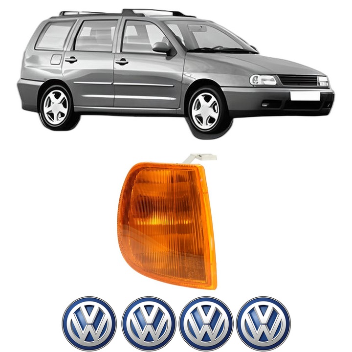 Semnalizator Fata Dreapta Volkswagen POLO Variant (6V5) din 1997-2001, Auto, Depo, 4 Stickere auto cu Volkswagen