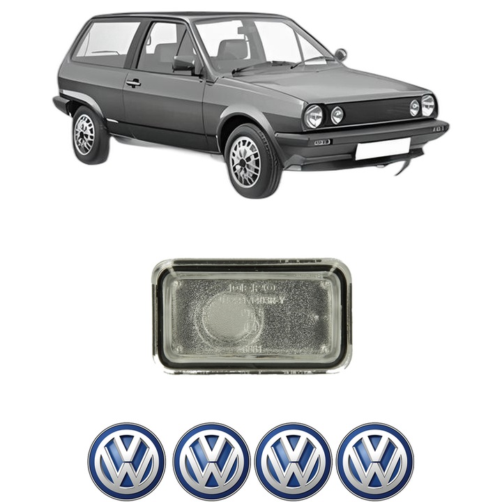 Semnalizator Partea Dreapta Volkswagen POLO II (86C, 80) din 1981-1994, Auto, Depo, 4 Stickere auto cu Volkswagen