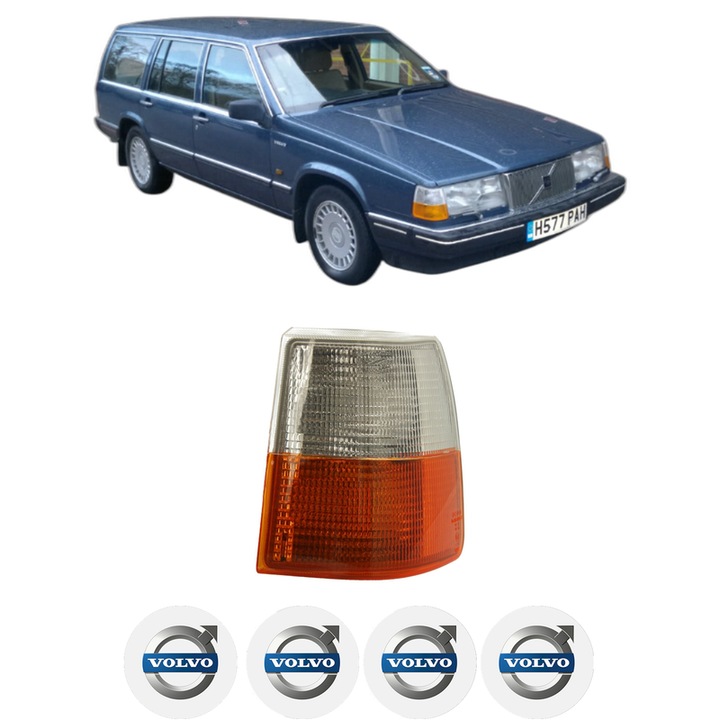Semnalizator Fata Stanga VOLVO 760 Kombi (704, 765) din 1982-1992, Auto, Depo, 4 Stickere auto cu VOLVO