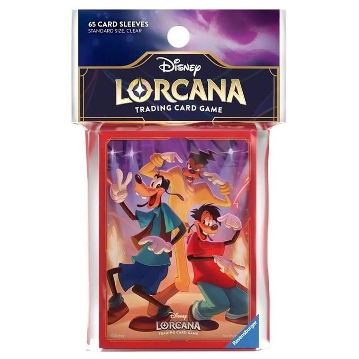 Disney Lorcana kártyavédő, Ravensburger, 65 darabos készlet, 88,5x63,5mm