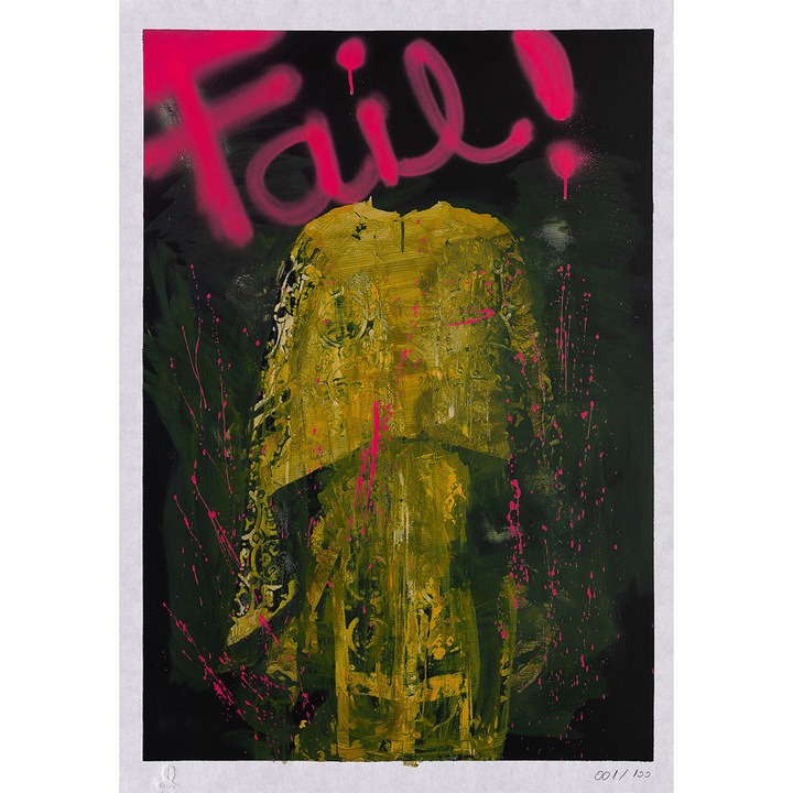 Tablou Art Print Fail, N-ONE, limitált kiadás 100 darab, Hahnemuhle Photo Rag, 21x30cm