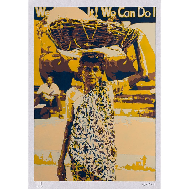 Tablou Art Print We Can Do It, N-ONE, limitált kiadás 100 darab, Hahnemuhle Photo Rag 308 g/m2, 30x45cm