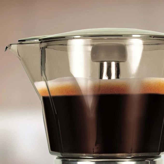 Cafetiera electrica Jocca cu suport rotativ 360°, 6 cesti, negru