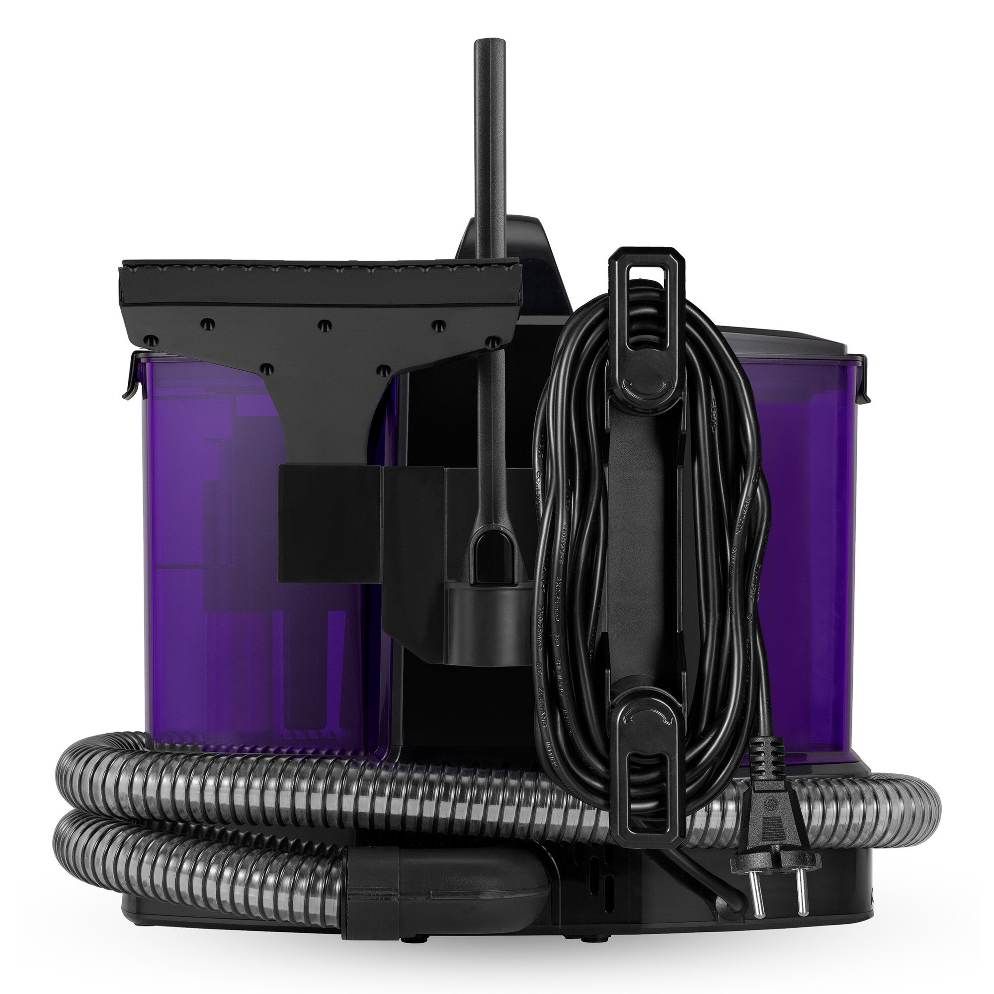 Aspirator de spalat umed uscat de palat tapiterii mochete si covoare Zeegma Zonder Wash Comact, 500 W, 1, 5L, uscat / umed, Albastru