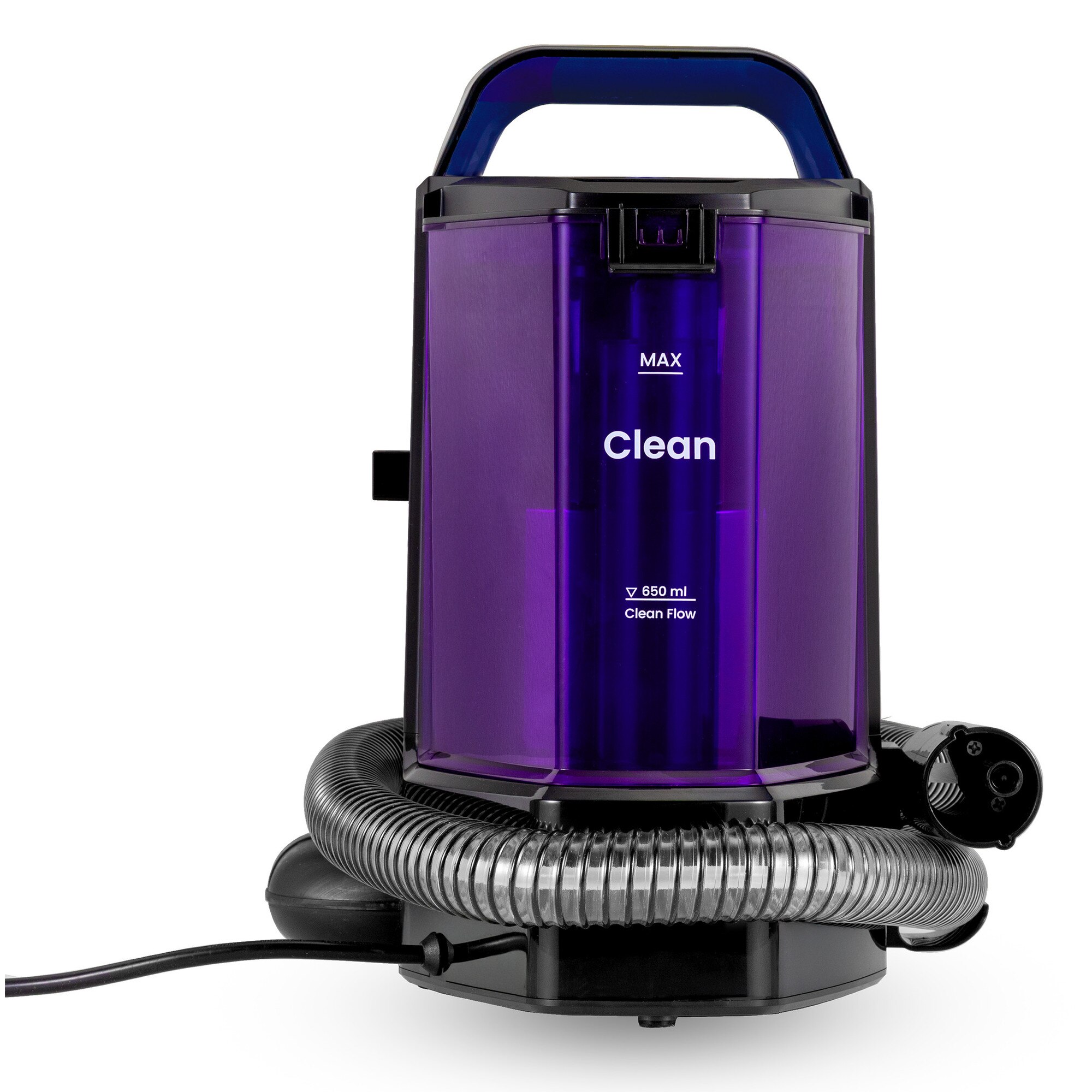 Aspirator de spalat umed uscat de palat tapiterii mochete si covoare Zeegma Zonder Wash Comact, 500 W, 1, 5L, uscat / umed, Albastru