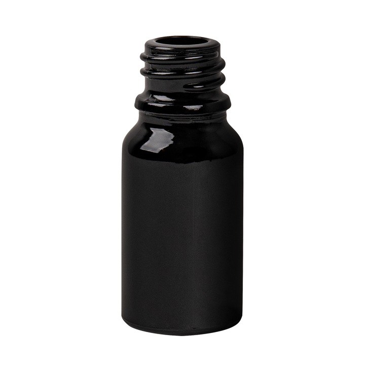 10ml-es üveg, Aromaholik, Fekete, Kiváló minőségű üveg