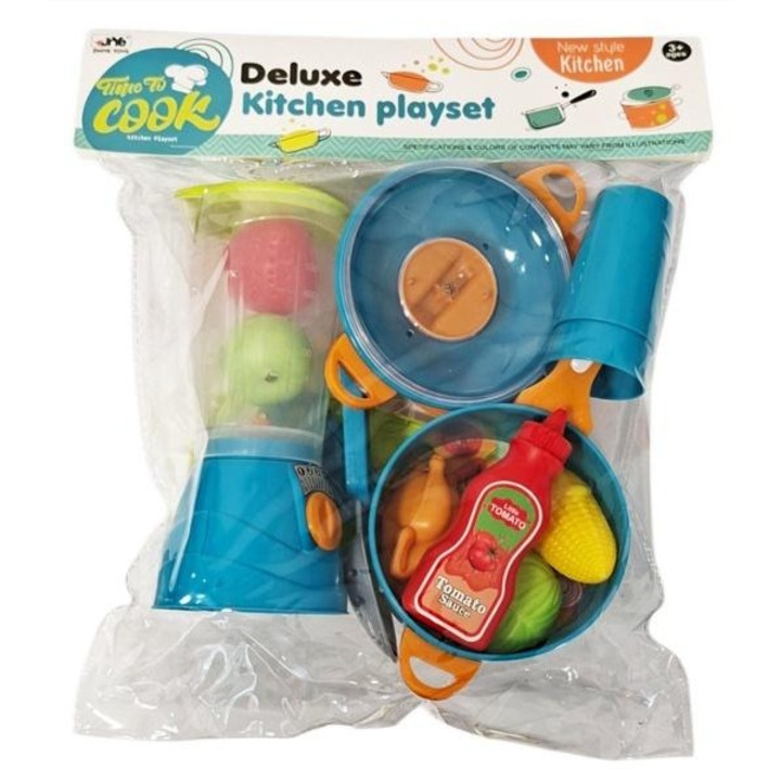 Set bucatarie copii, SWEDE, garnituri cu blender, accesorii, multicolor