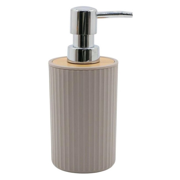 Dispenser de sapun Torca, FENIKS, bej, decor lemn