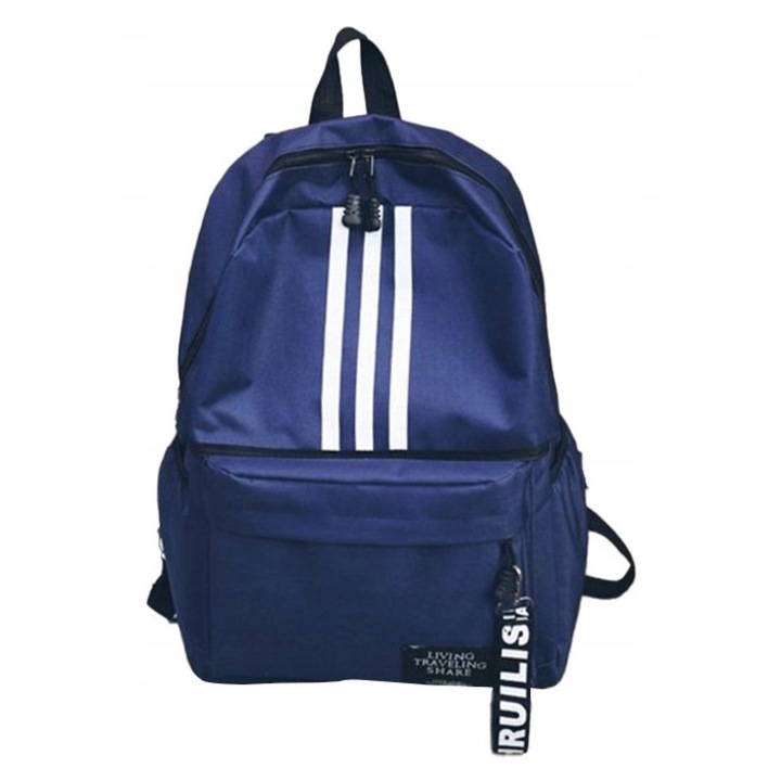 Városi hátizsák, Bivacc, Cityflow, Poliészter és nejlon anyag, Állítható pántok Igen, Fő rekeszek száma 1, Kiegészítő rekeszek 3, 40 cm x 28 cm x 10 cm, Sötétkék, Infloo