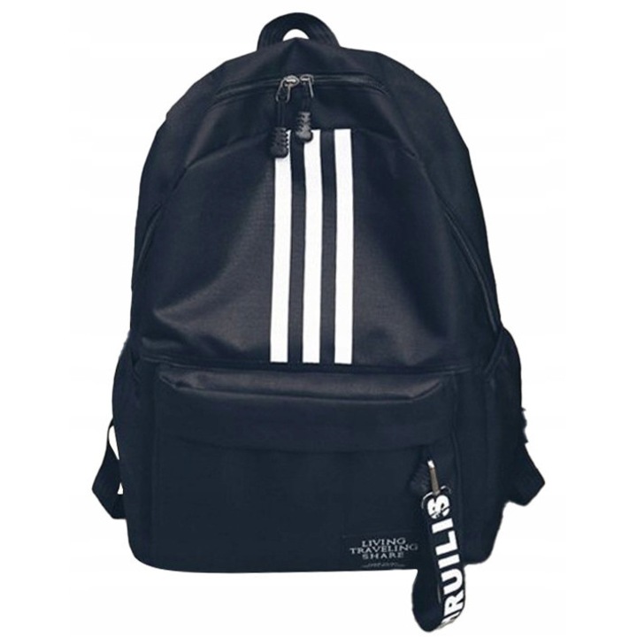 Városi hátizsák, Bivacc, Cityflow, poliészter és nejlon anyag, állítható pántok igen, fő rekeszek száma 1, további rekeszek 3, 40 cm x 28 cm x 10 cm, fekete, Infloo