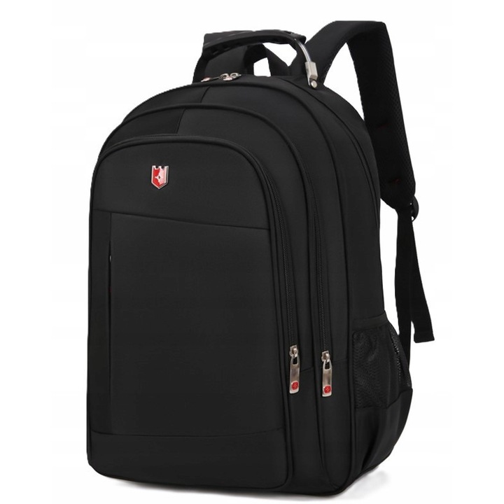 Városi hátizsák, Bivacc, Urbantrail L, Poliészter és nejlon anyag, Vízálló Igen, Állítható pántok Igen, Záródás típusa Cipzár, 47 cm x 30 cm x 18 cm, Fekete, Infloo