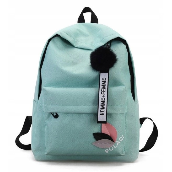 Városi hátizsák, Bivacc, Lumo, Poliészter anyag, Állítható pántok Igen, Rekeszek száma 2, Záródás típusa Cipzár, 36 cm x 26 cm x 10 cm, Menta, Infloo