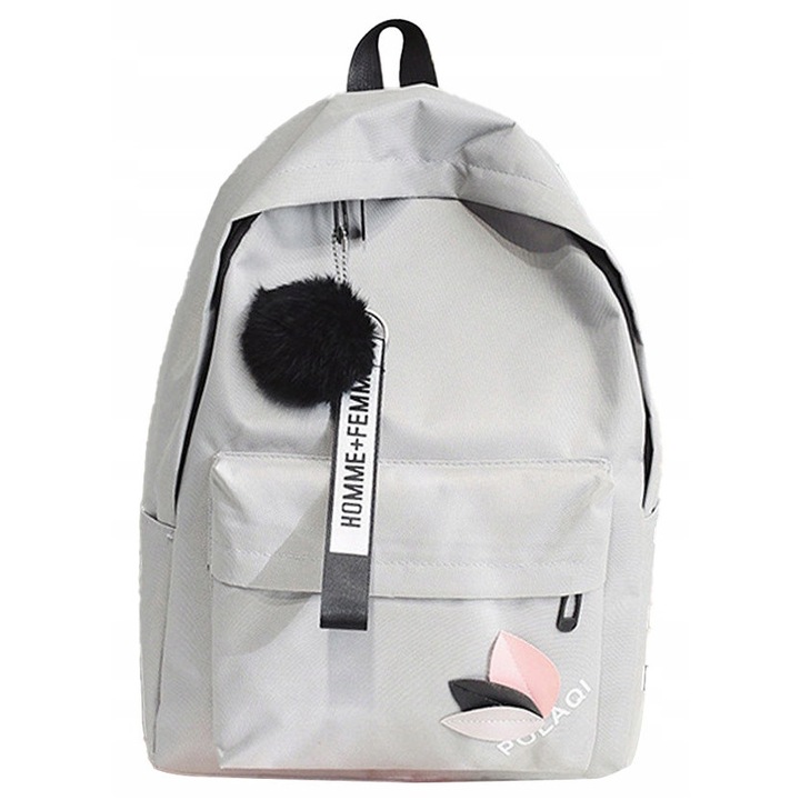 Városi Hátizsák, Bivacc, Lumo, Poliészter Anyag, Állítható Pántok Igen, Rekeszek Száma 2, Zár Típusa Cipzár, 36 cm x 26 cm x 10 cm, Szürke, Infloo